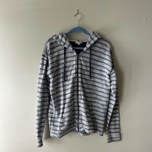 Striped Gray Blue Women’s Jacket